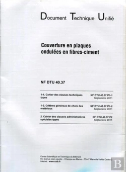 Bertrand.pt - Nf Dtu 40.37 Couverture En Plaques Ondulees En Fibres-Ciment
