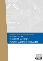 Nf Dtu 58 1  Travaux De Batiment  Plafonds Suspendus Modulaires