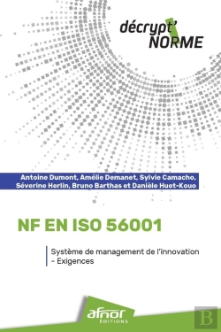 Bertrand.pt - Nf En Iso 56001 : Système De Management De L'Innovation - Exigences