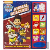 Nickelodeon Paw Patrol: Animal Rescues! Lift-A-Flap Sound Book