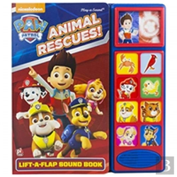 Bertrand.pt - Nickelodeon Paw Patrol: Animal Rescues! Lift-A-Flap Sound Book