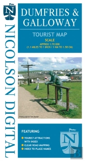 Nicolson Tourist Map Dumfries And Galloway