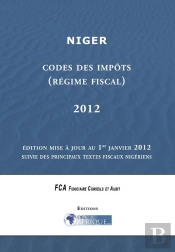 Niger, Code Des Impots 2012