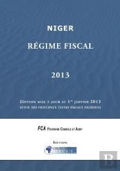 Niger - Regime Fiscal 2013