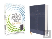 Nirv, Clear Focus Bible For Kids (Help Kids With Adhd Or Dyslexia Read With Confidence), Leathersoft, Blue