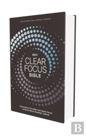 Nirv, Clear Focus Bible, Hardcover, Charcoal/Blue