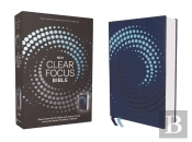 Nirv, Clear Focus Bible, Leathersoft, Navy