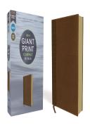 Nirv, Giant Print Compact Bible, Leathersoft, Brown, Comfort Print