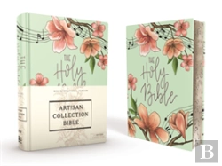 Bertrand.pt - Niv, Artisan Collection Bible, Cloth Over Board, Turquoise Floral, Designed Edges Under Gilding, Red Letter Edition, Comfort Print