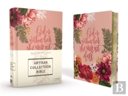 Bertrand.pt - Niv, Artisan Collection Bible, Women'S Bible With Journaling Space, Cloth Over Board, Pink Floral, Designed Edges Under Gilding, Red Letter, Comfort Print