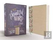 Niv, Beautiful Word Bible, Updated Edition, Peel/Stick Bible Tabs, Leathersoft Over Board, Gold/Floral, Red Letter, Comfort Print