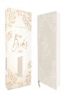 Niv, Bride'S Bible, Cloth Over Board, Cream, Red Letter, Comfort Print