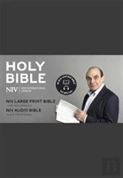 Niv David Suchet Audio And Large Print Leather Bible Gift Edition