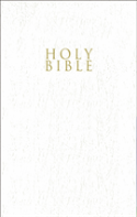 Niv, Gift And Award Bible, Leather-Look, White, Red Letter, Comfort Print