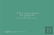 Niv Gospel Of Mark For Journalling
