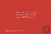Niv Gospel Of Matthew For Journalling