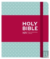 Niv Journalling Mint Polka Dot Cloth Bible