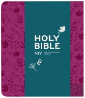 Niv Journalling Plum Soft-Tone Bible With Clasp