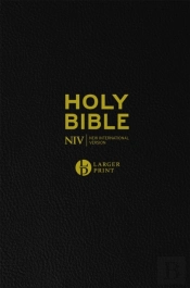 Niv Larger Print Black Leather Bible