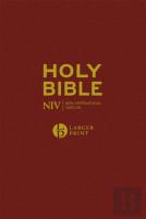 Niv Larger Print Burgundy Hardback Bible