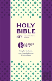 Niv Larger Print Compact Single Column Reference Bible