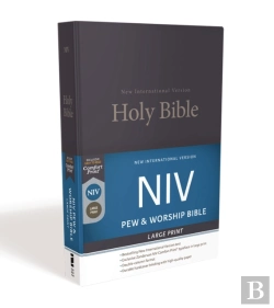 Bertrand.pt - Niv, Pew And Worship Bible, Large Print, Hardcover, Blue