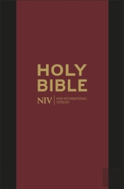 Niv Pocket Black Bonded Leather Bible With Zip