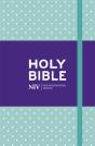 Niv Pocket Mint Polka-Dot Notebook Bible