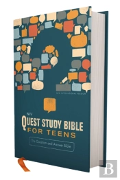 Niv, Quest Study Bible For Teens, Hardcover, Navy, Comfort Print