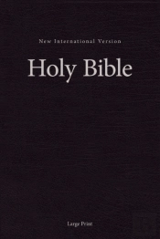 Niv, Single-Column Pew And Worship Bible, Large Print, Hardcover, Black