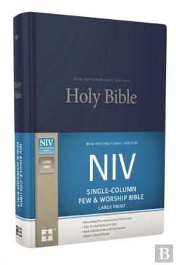 Bertrand.pt - Niv, Single-Column Pew And Worship Bible, Large Print, Hardcover, Blue