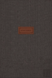 Niv, The Grace And Truth Study Bible, Cloth Over Board, Gray, Red Letter, Comfort Print