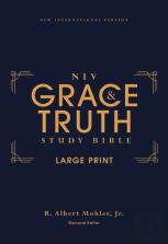 Niv, The Grace And Truth Study Bible (Trustworthy And Practical Insights), Large Print, Hardcover, Red Letter, Comfort Print