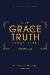 Niv, The Grace And Truth Study Bible (Trustworthy And Practical Insights), Personal Size, Hardcover, Red Letter, Comfort Print