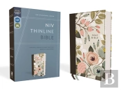 Niv, Thinline Bible, Cloth Over Board, Floral, Red Letter, Comfort Print