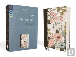 Bertrand.pt - Niv, Thinline Bible, Cloth Over Board, Floral, Red Letter, Comfort Print