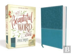 Bertrand.pt - Nkjv, Beautiful Word Bible, Large Print, Imitation Leather, Blue, Red Letter Edition