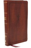 Nkjv, End-Of-Verse Reference Bible, Personal Size Large Print, Leathersoft, Brown, Red Letter, Comfort Print
