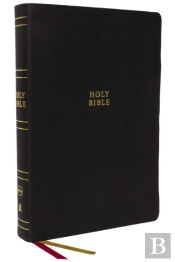 Nkjv Holy Bible, Super Giant Print Reference Bible, Black Genuine Leather, 43,000 Cross References, Red Letter, Comfort Print: New King James Version