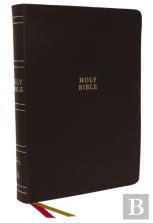 Nkjv Holy Bible, Super Giant Print Reference Bible, Brown Bonded Leather, 43,000 Cross References, Red Letter, Comfort Print: New King James Version