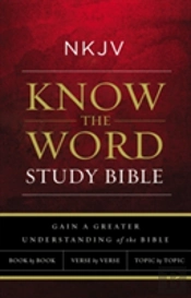 Nkjv, Know The Word Study Bible, Hardcover, Red Letter Edition