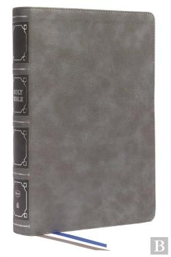 Bertrand.pt - Nkjv, Reference Bible, Classic Verse-By-Verse, Center-Column, Leathersoft, Gray, Red Letter, Thumb Indexed, Comfort Print