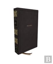 Nkjv, Reference Bible, Wide Margin Large Print, Leathersoft, Black, Red Letter, Comfort Print