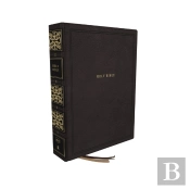Nkjv, Reference Bible, Wide Margin Large Print, Leathersoft, Black, Red Letter, Comfort Print