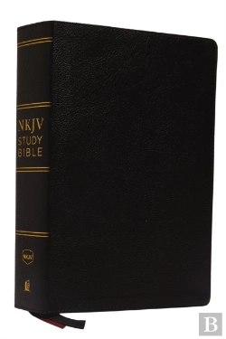 Bertrand.pt - Nkjv Study Bible, Premium Bonded Leather, Black, Thumb Indexed, Comfort Print