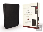 Nkjv, The Vines Expository Bible, Imitation Leather, Black