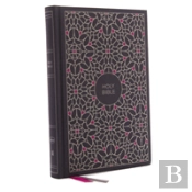 Nkjv, Thinline Bible, Large Print, Cloth Over Board, Gray/Pink, Red Letter Edition
