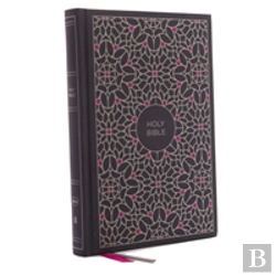 Bertrand.pt - Nkjv, Thinline Bible, Large Print, Cloth Over Board, Gray/Pink, Red Letter Edition