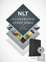 Nlt Illustrated Study Bible Tutone Black/Onyx, Indexed