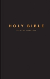 Nlt Large Print Pew Bible, Black